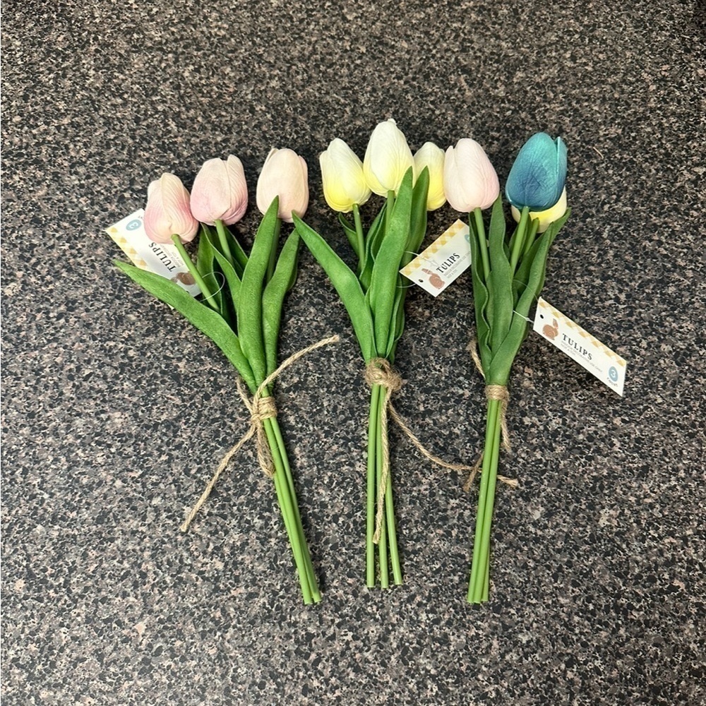 Spring Easter Faux Tulips